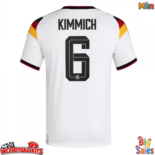 Germany Joshua Kimmich #6 Replica Home Stadium Shirt World Cup 2026 Short Sleeve